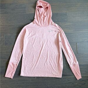 Nike Pink Long Sleeve Running Hoodie/Top